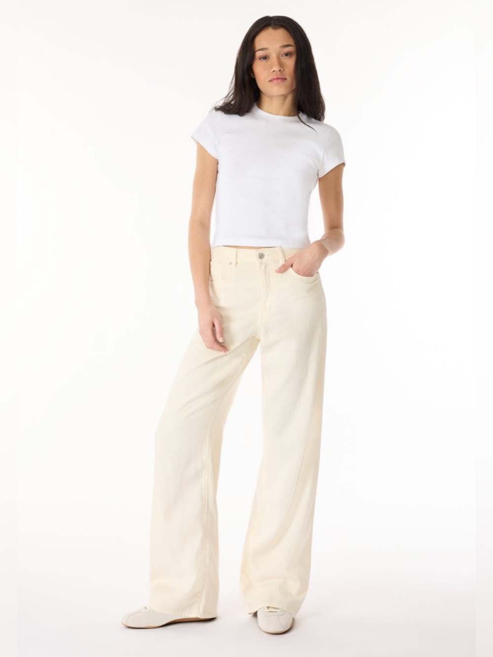 Buffalo David Bitton High Rise Wide Leg Addie Women's Pants